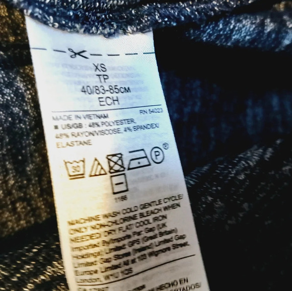 💚5/$25 Banana Republic Charcoal Gray Waterfall Open Front Duster Cardigan - Picture 7 of 7